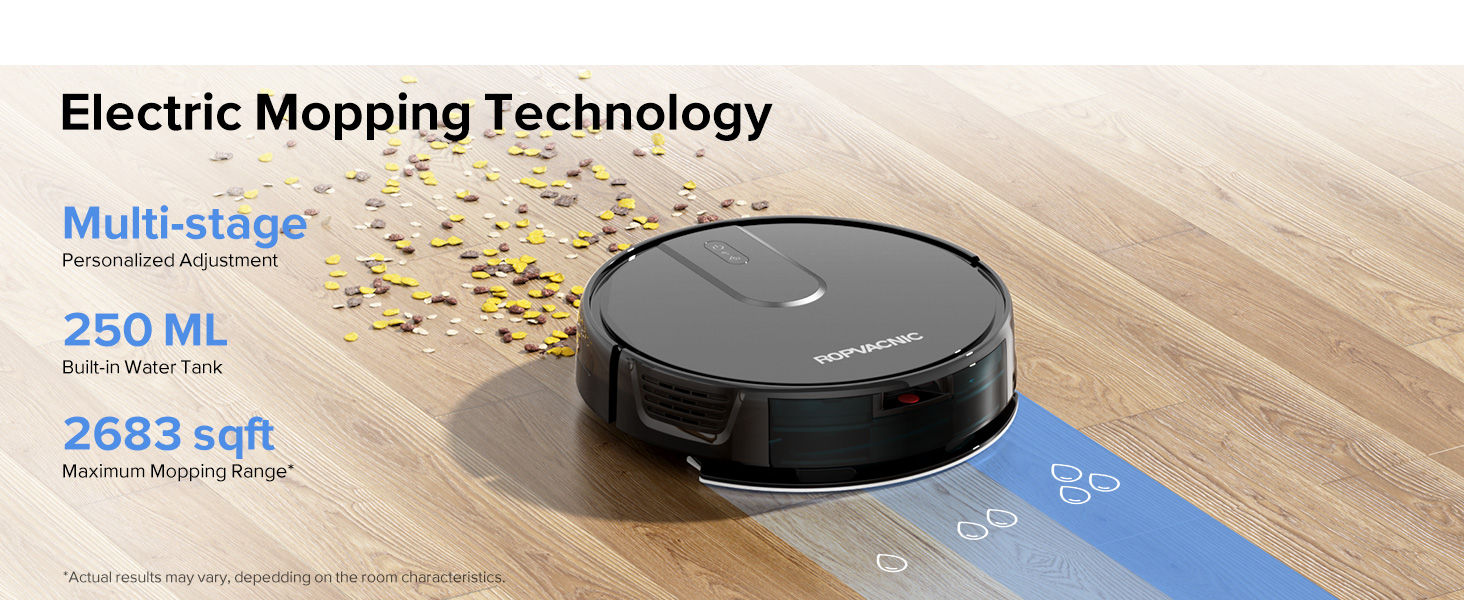ROPVACNIC S1 Robot Vacuum and Mop