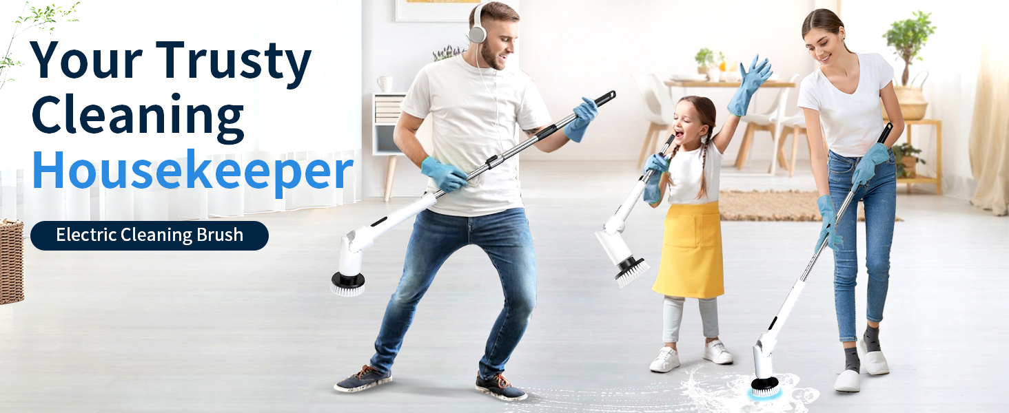 PFYPTU Electric Spin Scrubber Cordless