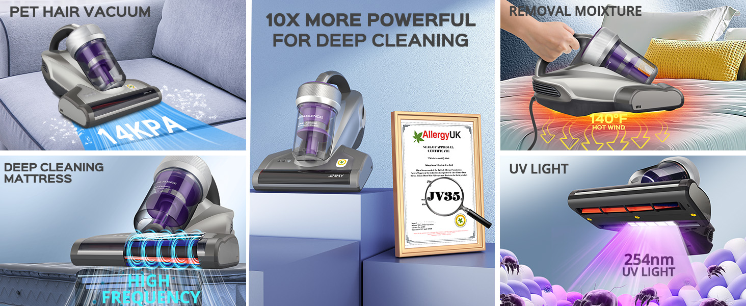 Jimmy Mattress Vacuum 